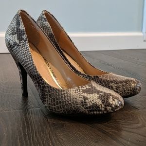 js snakeskin pumps